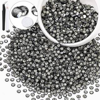 3000pcs SS20/5MM Crystal Rhinestones (gennemsigtig AB) Bedazzling fladback Glass Rhinestones til håndværk af DIY negle kunst makeup dekoration pe