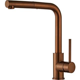 Krypton køkkenarmatur 1jet i kobber med udtræk