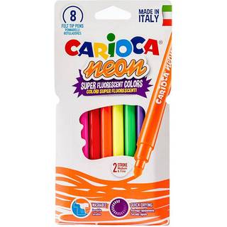 Neon tuscher 8 stk assorteret