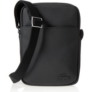 Lacoste klassisk slank lodret kamerataske sort