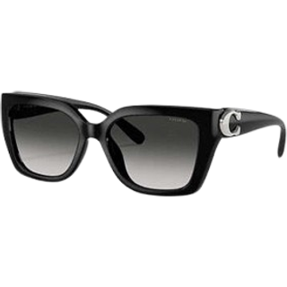Coach HC8408F CW202 Asian Fit 50023C 57 Solbriller Kvinder Black - Black - 57mm