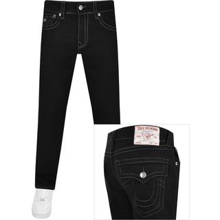 True Religion Ricky Relaxed Straight Jeans Black