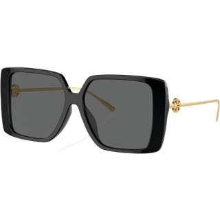Tory Burch TY7205D Asian Fit 170987 56 Solbriller Kvinder Black - Black - 56mm