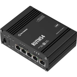 Teltonika RUTM54 - wireless router - WWAN - Wi-Fi 5 - 5G 4G 3G - DIN rail mountable surface-mountable wall-mountable - Wireless router 802.11a/b/g/n/Wi-Fi 5 Wave 2