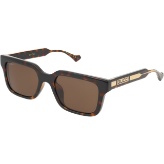 Gucci Mand GG1732SK 002 Solbriller Injiceret Havana Brun Firkantet