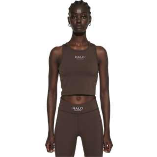HALO Sports Top, Dame, Str. M, Brun