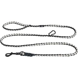 Hay - Hundesnor - Dogs Leash-Braided - Justerbar - Black, white - M/L