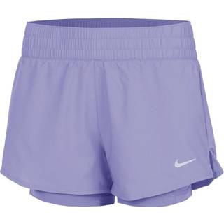 Nike One Dri-Fit Mid-Rise 2in1 3 Inch Shorts Str. XS Lilla