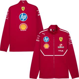 Men&#39;s Puma Scuderia Ferrari 2025 Team Softshell Jacket, Red, Size XL, Clothing - Dark Cherry - XL