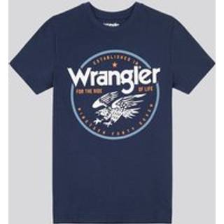Wrangler Wrangler Blue Boys Eagle 100% Cotton T-Shirt
