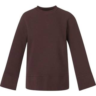 Sweaty Betty Sweaty Betty Brown Peaceful Ribbed Sweatshirt