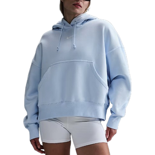 Ekstra overdimensioneret Nike Sportswear Phoenix Fleece-pullover-hættetrøje til kvinder - blå - XL (EU 48-50)