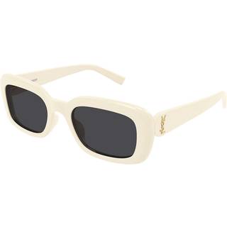 SAINT LAURENT Kvinde SAINT LAURENT SL M130 007 Solbriller Acetat Elfenben Sort Firkantet