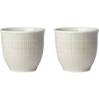 Rörstrand Swedish Grace Æggebægre 4 Cl 2-pak Oat - Æggebægre Porcelæn Oat (Beige) - 1069434
