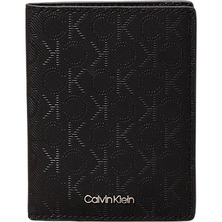 Logo Leather Bifold Wallet - Black - One Size