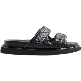River Island Quiltede Chunky Footbed SandalerEU 39 (UK 6)