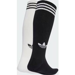 3-Stripes knæstrømper, 2 par - White / Black - 43-45