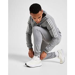 adidas Poly 3-Stripes Linear Track Pants, Grå - XXL
