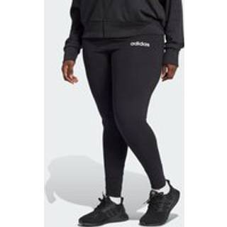Essentials Linear Cotton Plus Size tights - Black / White - 4X