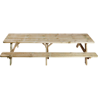 HORTUS bord/bænkesæt XXL, fyrretræ, 71 x 300 x 149 cm