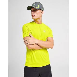MONTIREX Peak Gridded T-Shirt, Yellow - XS