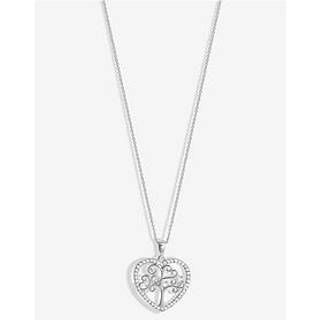 Simply Silver Simply Silver Silver Tone 925 Tree Of Love Heart Pendant