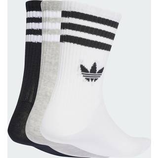 3-Stripes tennissokker 3 par - White / Medium Grey Heather / Black - 40-42