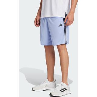 Train Essentials Piqué 3-Stripes træningsshorts - Blue Spark / Black - XS