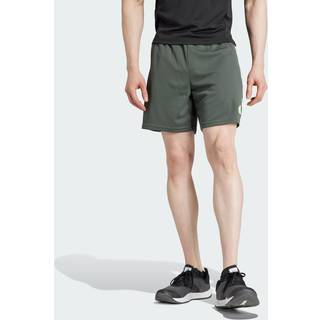 Train Essentials Logo-træningsshorts - Legend Ivy / Green Spark - M 13 CM