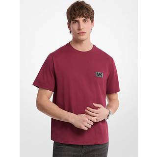 MK Graphic Logo Cotton T-Shirt - Purple - Michael Kors