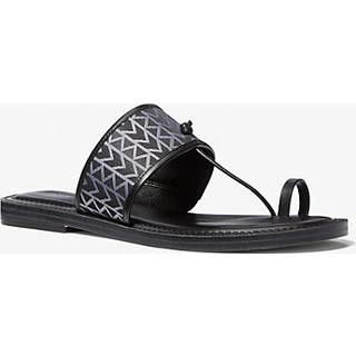 Ashtin MK2000 Logo Jacquard Sandal - Michael Kors - Black - EU 39