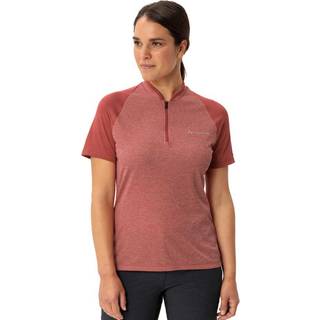Vaude Women's Tamaro Half Zip Shirt IV Cykeljersey Damer størrelse 38 farve rød/pink
