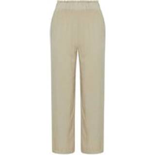 PixieGirl Petite PixieGirl Petite Natural Acid Wash 100% Cotton Wide Leg Trousers