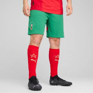PUMA Morocco 2025 Shorts Men, Clothing, Archive Green/Red, S