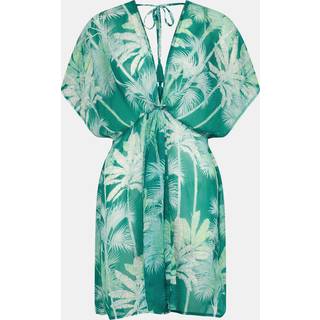 Accessorize Palm Print Chiffon Mini Kaftansmall