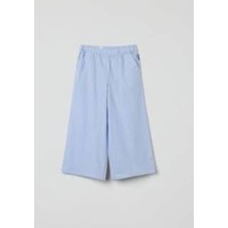 Polarn O Pyret 100% Organic Cotton Striped Wide Leg Trousers122128cm