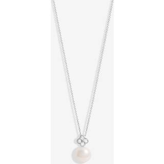 Simply Silver Simply Silver Silver Tone 925 Clover And Pearl Pendant