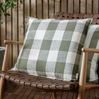 Yard Yard Moss Chesil Check Outdoor Cushion