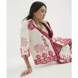 River Island Boxy Shell Riviera 100% Bomuld Skjorter36
