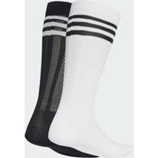Textured Crew sokker, 2 par - White / Black - 34-36