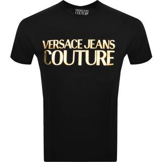 Versace Jeans Couture Logo T Shirt Black