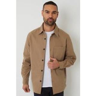 Threadbare Threadbare Natural 100% Cotton Twill Shacket