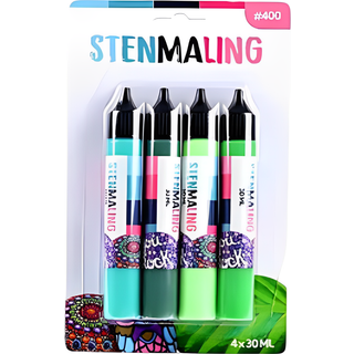 Stenmaling 30 ml 4-pak (På lager i butik)