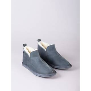 Lakeland Leather Lakeland Leather Grey Mens Slipper Boots