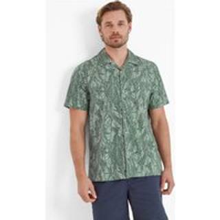 Tog 24 Tog 24 Green Otto Mens Night Sea Print 100% Cotton Shirt