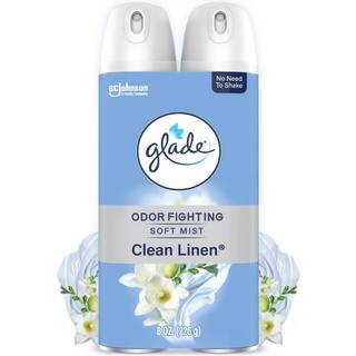 Glade Air Freshener Room Spray Clean Linned Duft Lugt Kmper for at levere langvarig friskhed 8 Oz 2 Count