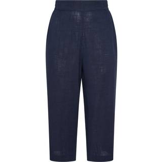 Yours Curve Hør Afkortet Pull On Brede bukseben BukserEU 48 (UK 20)