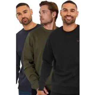 Threadbare Threadbare Multi Crew Neck Sweatshirts 3 Pack