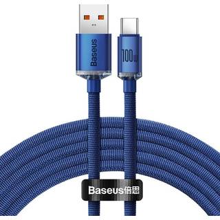 Baseus Crystal Shine cable USB to USB-C 100W 2m (blue)