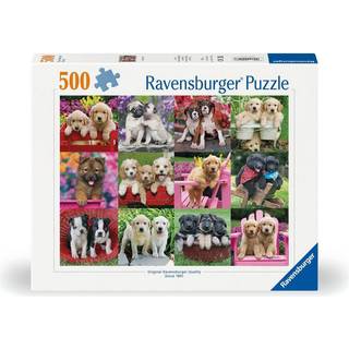 Ravensburger Puppy Pals 500 Piece Jigsaw Puzzle For Voksne - 12000196 - H?ndlavet v?rkt?j lavet i Tyskland hvert stykke passer perfekt sammen sam